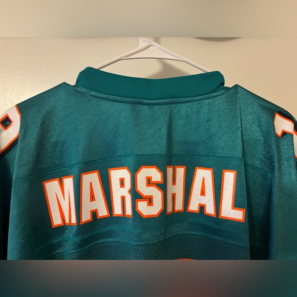 NWOT! NFL Players Reebok Onfield Sewn #19 Marshall Miami Dolphins Jersey Sz XL - Picture 8 of 11